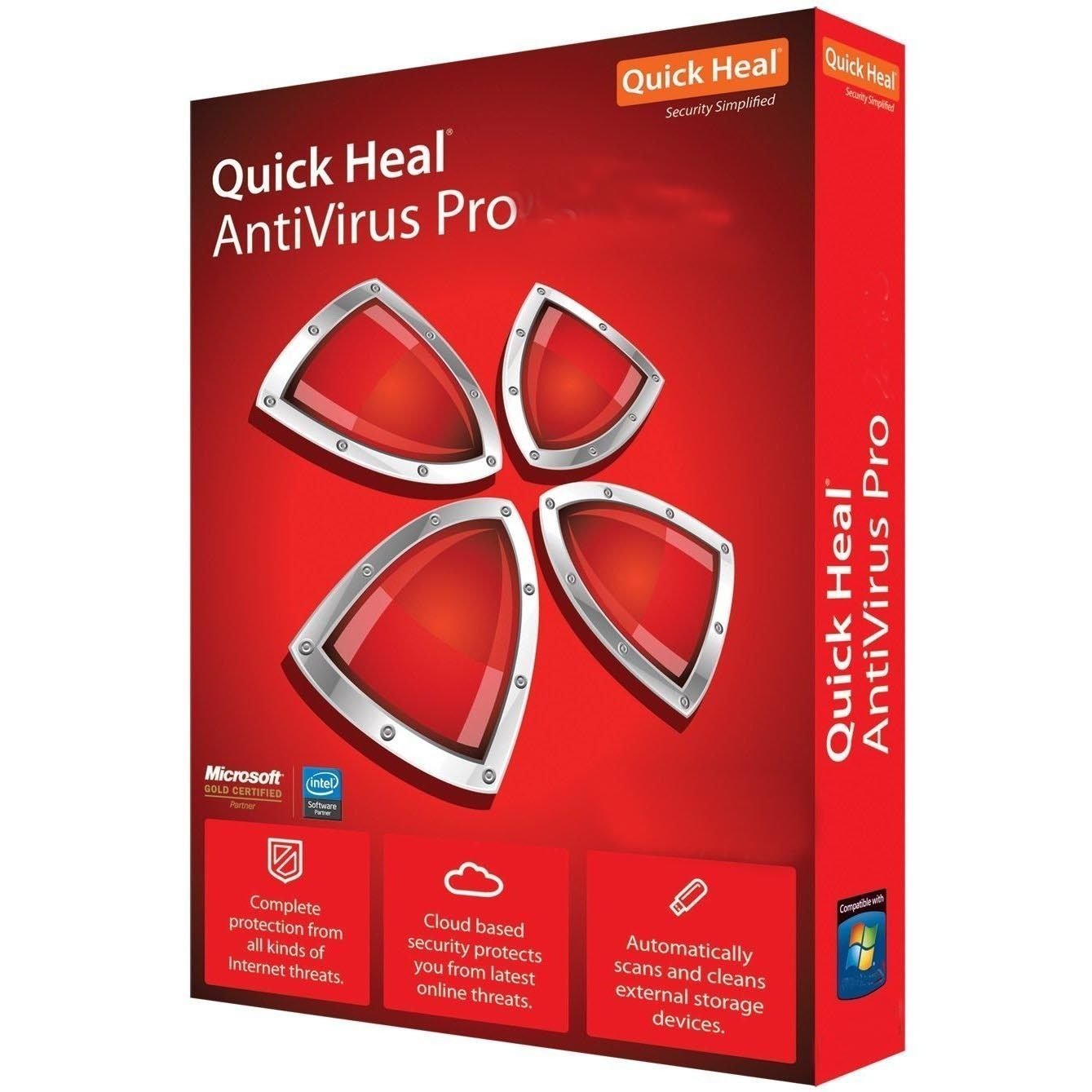 QUICK HEAL PRO 
2 USERS 1 YEAR